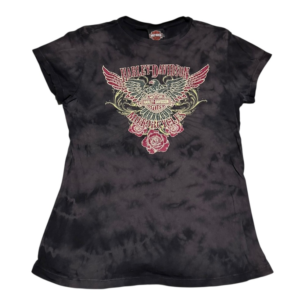 2009 Harley Davidson Shallotte North‎ Carolina Rhinestone Shirt Women's Small